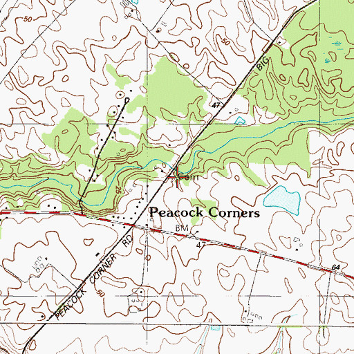 Topographic Map of Mission Church, MD