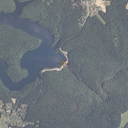 Aerial/Satellite Image of Prettyboy Dam, MD