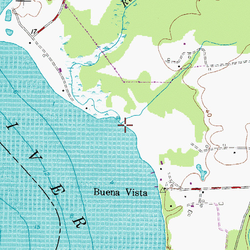 Topographic Map of Ramsey Creek, MD
