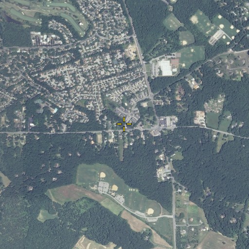 Aerial/Satellite Image of Saint Pauls Church, MD