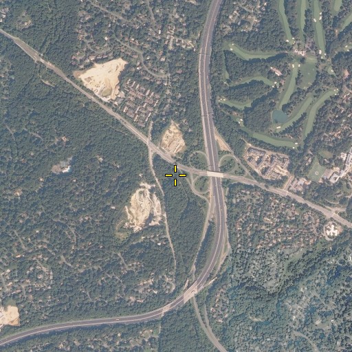 Aerial/Satellite Image of Thomas Branch, MD