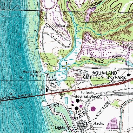 Topographic Map of Trunk Gut, MD