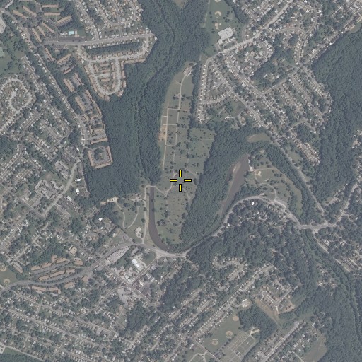 Aerial/Satellite Image of Woodlawn Cemetery, MD