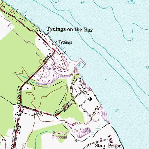 Topographic Map of Podickory Creek, MD