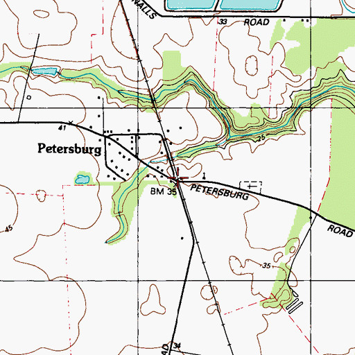 Topographic Map of Ennalls (historical), MD