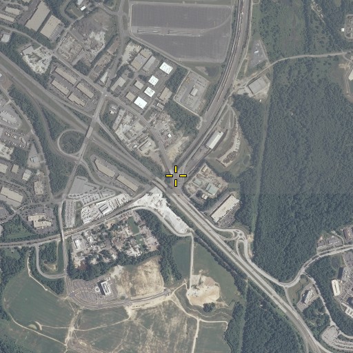 Aerial/Satellite Image of Fort George G Mead Junction, MD