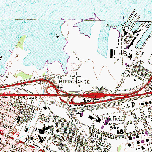 Topographic Map of Masonville, MD