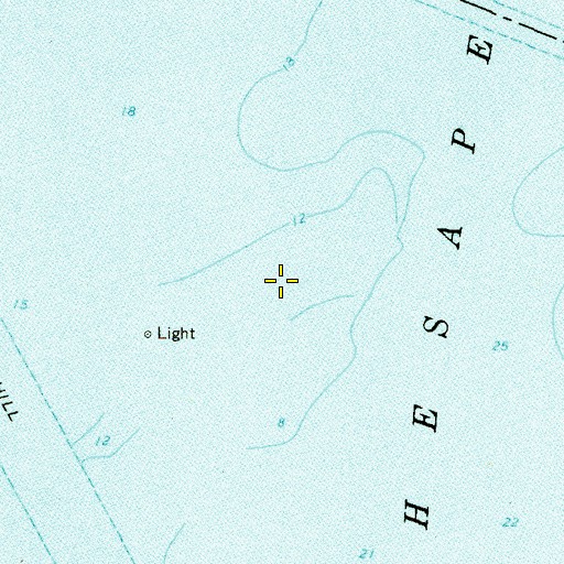 Topographic Map of Sevenfoot Knoll, MD