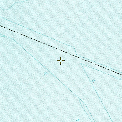 Topographic Map of Cutoff Channel, MD