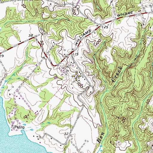 Topographic Map of Hellen, MD