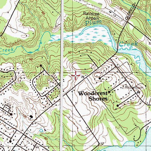 Topographic Map of Arundel, MD
