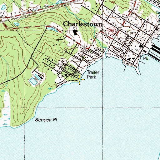 Topographic Map of Coulters Point Fishery, MD