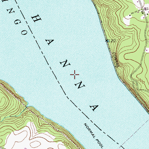 Topographic Map of Long Island (historical), MD