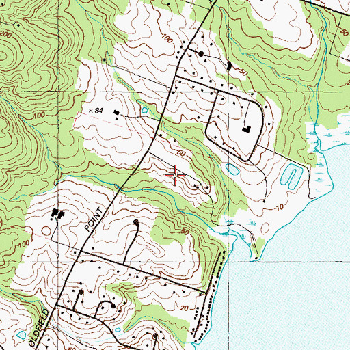 Topographic Map of Pembray, MD