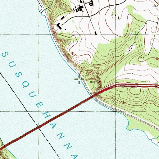 Topographic Map of Quarry Station, MD
