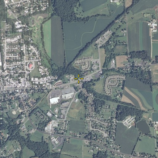 Aerial/Satellite Image of Rising Sun Plaza Shopping Center, MD