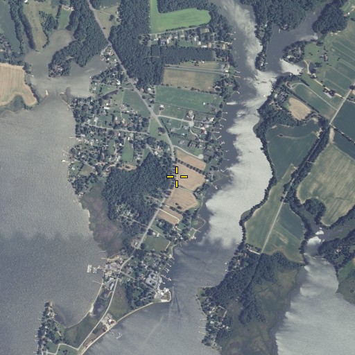Aerial/Satellite Image of Broomes Island, MD