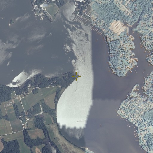 Aerial/Satellite Image of Locust Point Marsh, MD