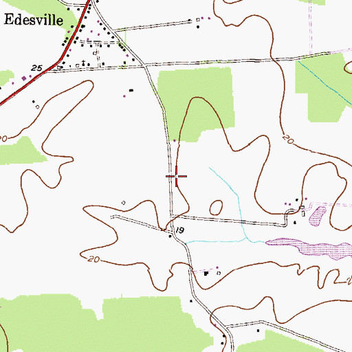 Topographic Map of School Number 2 (historical), MD