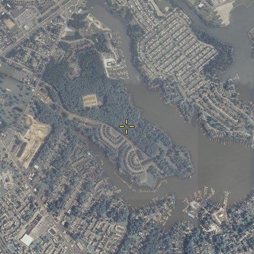 Aerial/Satellite Image of Hopkins Landing, MD