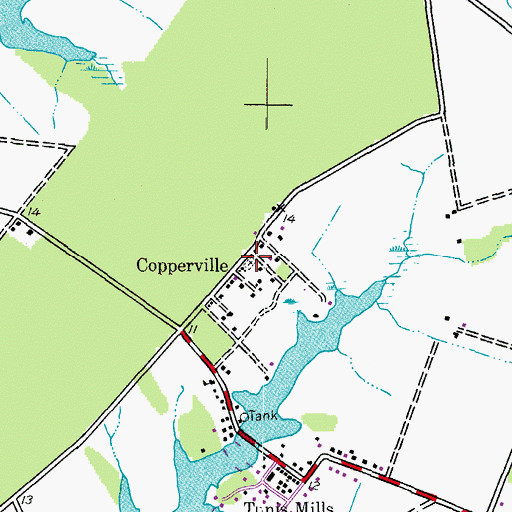 Topographic Map of DeShields Methodist Cemetery, MD