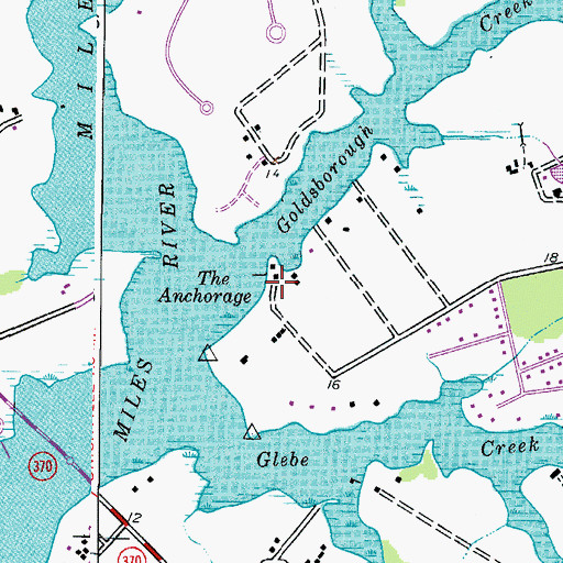Topographic Map of Goldsborough (historical), MD
