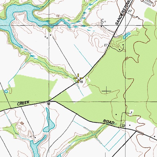 Topographic Map of Locust Grove, MD
