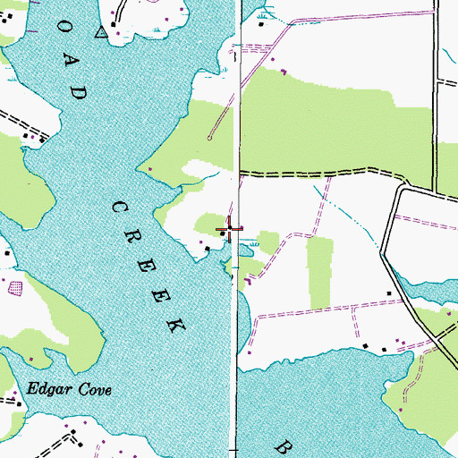 Topographic Map of Rolles Beach, MD