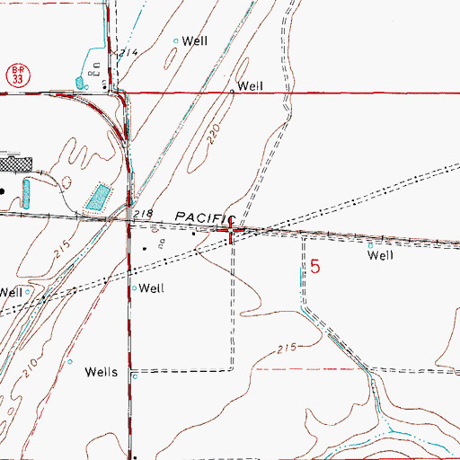 Topographic Map of Frame Spur, AR