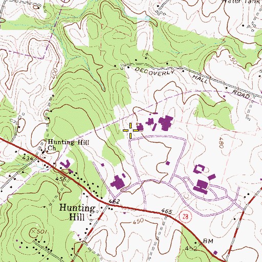 Topographic Map of Noyes Children Center, MD