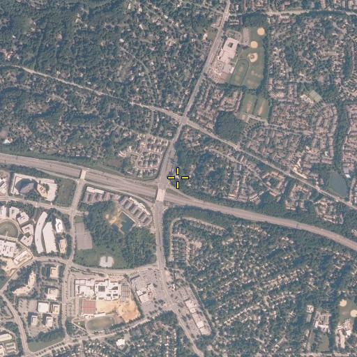 Aerial/Satellite Image of Saint Marks United Presbyterian Church, MD