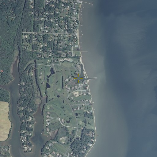 Aerial/Satellite Image of North Pond, MD