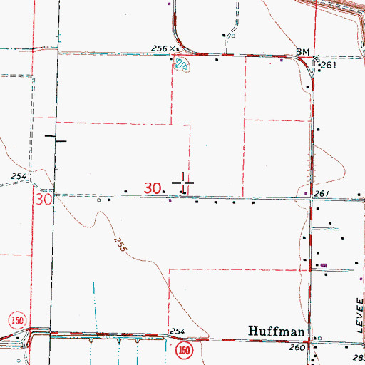 Topographic Map of Church of God (historical), AR
