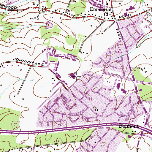Topographic Map of Chadwick Elementary School, MD