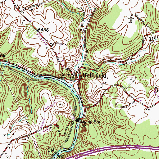 Topographic Map of Hood Mill (historical), MD