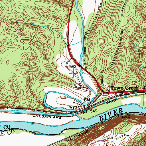 Topographic Map of Paul Roeder Farm Pond Dam, MD