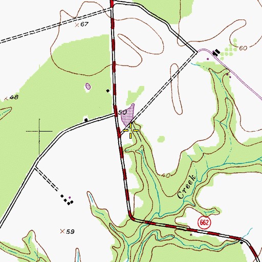 Topographic Map of Boyd Farm Pond Dam, MD