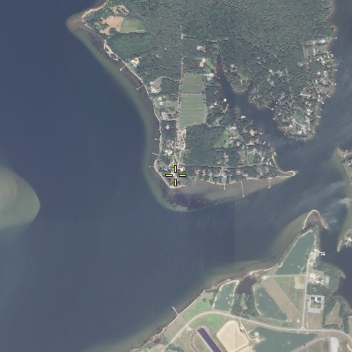 Aerial/Satellite Image of Rose Croft Point, MD
