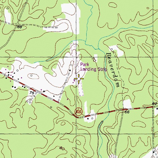 Topographic Map of Washington Field, MD