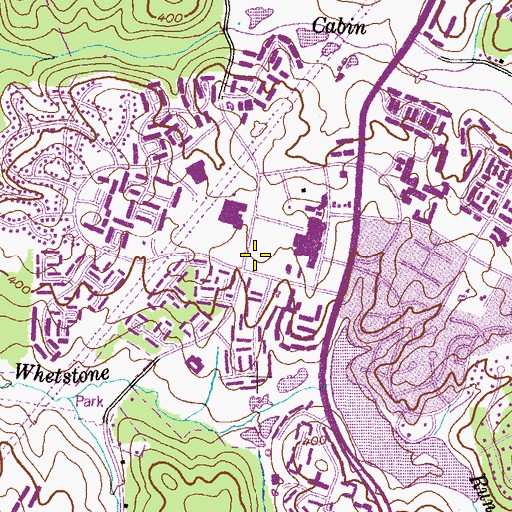 Topographic Map of Montgomery Village Post Office, MD