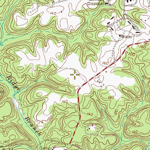Topographic Map of WMPT-TV (Annapolis), MD