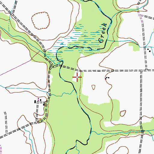Topographic Map of Blackston Branch, MD