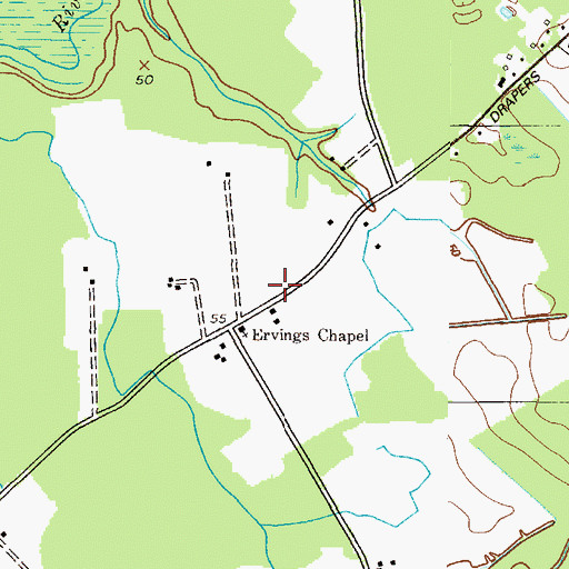 Topographic Map of School Number 1 (historical), MD