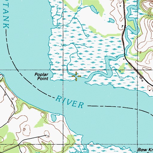 Topographic Map of Little Marsh Creek, MD