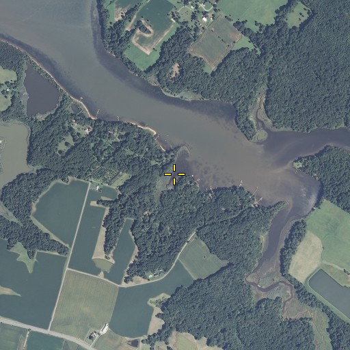 Aerial/Satellite Image of Downs Branch, MD