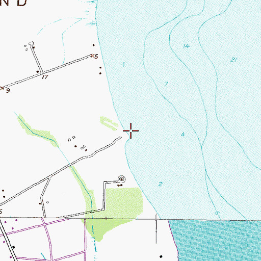 Topographic Map of Sleamb Wharf (historical), MD