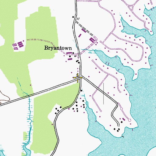 Topographic Map of Guys, MD