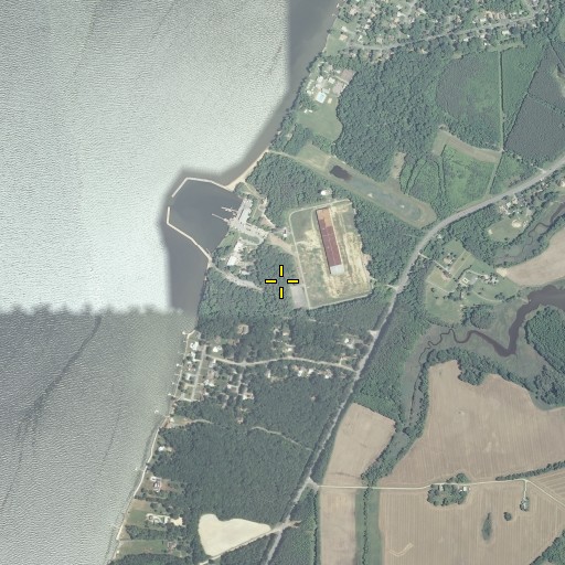 Aerial/Satellite Image of Matapeake State Park, MD