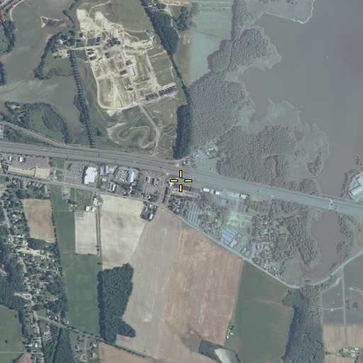 Aerial/Satellite Image of Red Apple Plaza Shopping Center, MD