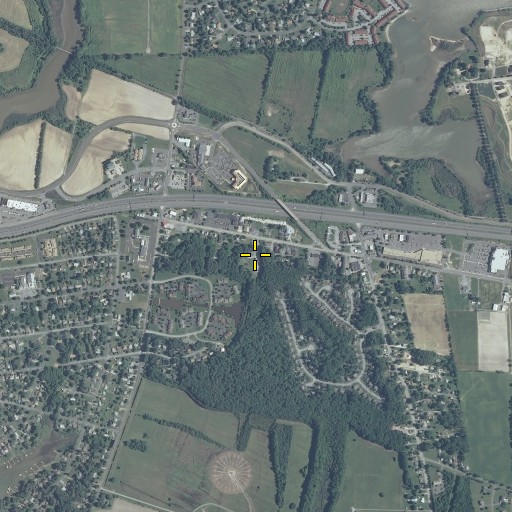 Aerial/Satellite Image of Union Wesley United Methodist Church, MD